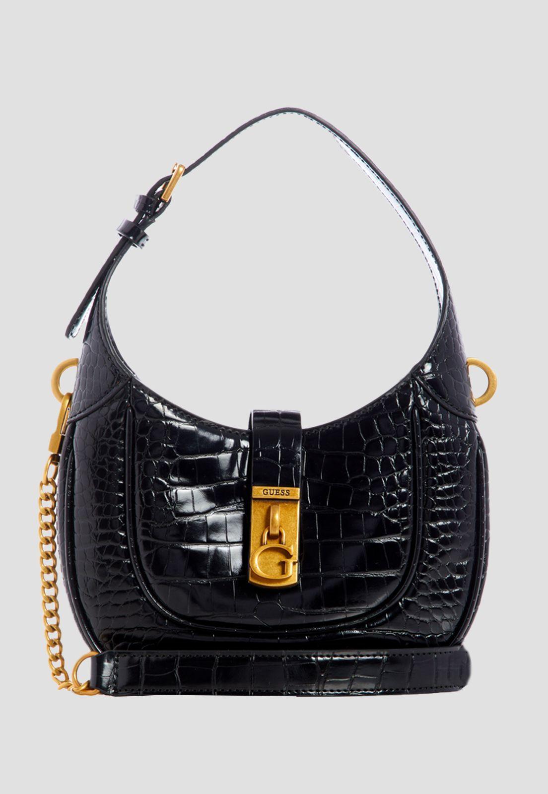 Mini Cartera Maimie Mini Hobo Bla Negro Guess-0