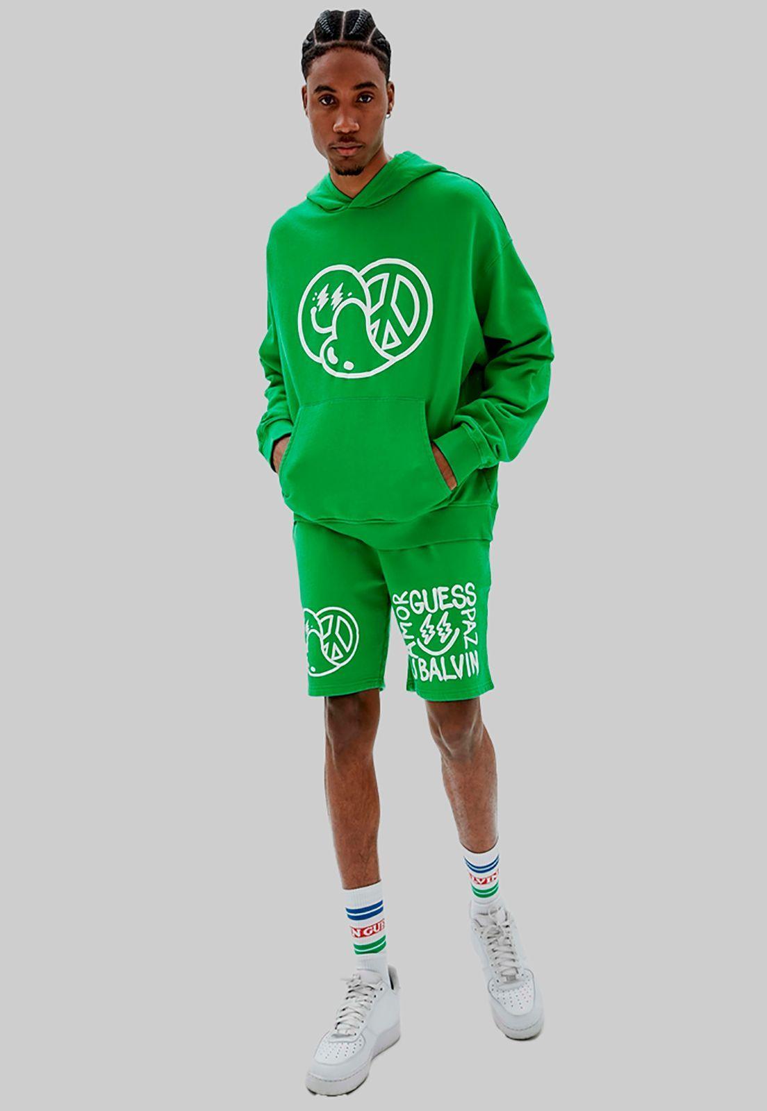 Short Guess Go J Balvin Paz Shorts G845 Verde-1
