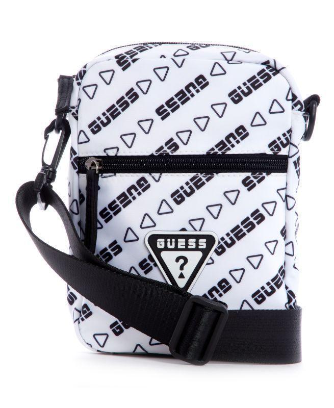Bolso Guess Repeat Crossbody Whi Blanco-0
