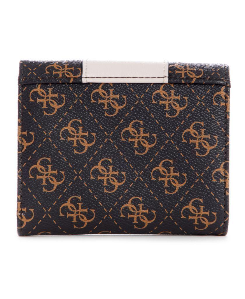Billetera Guess Tyren Slg Small Trifold Bso Café Tu-1