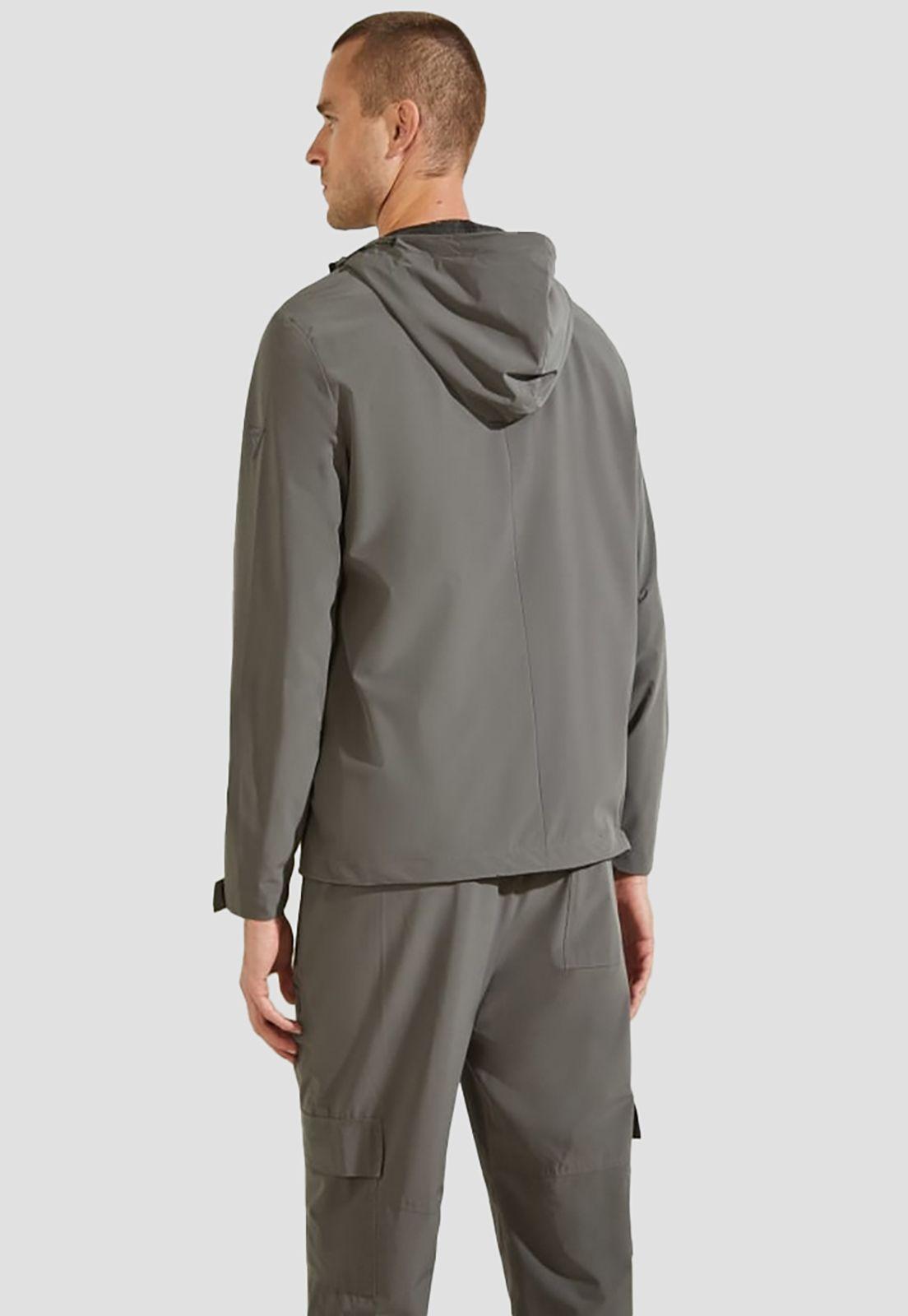 Poleron Guess Activewear Tops G9I4 Gris-3