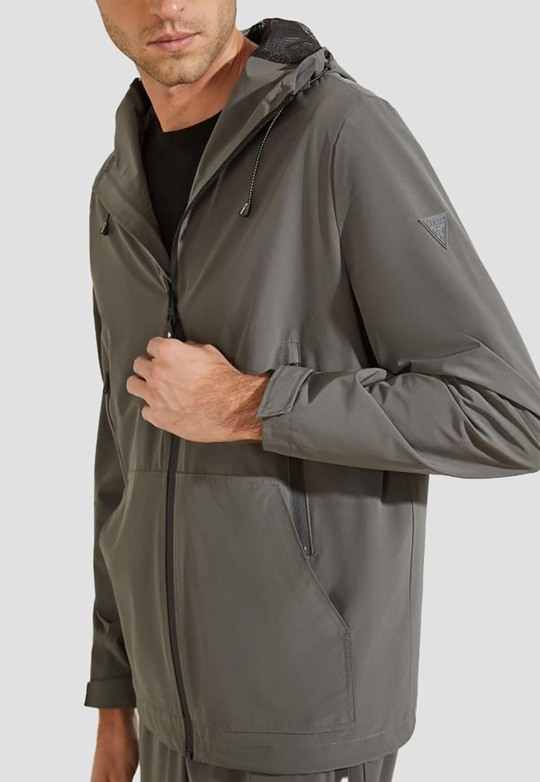 Poleron Guess Activewear Tops G9I4 Gris-2