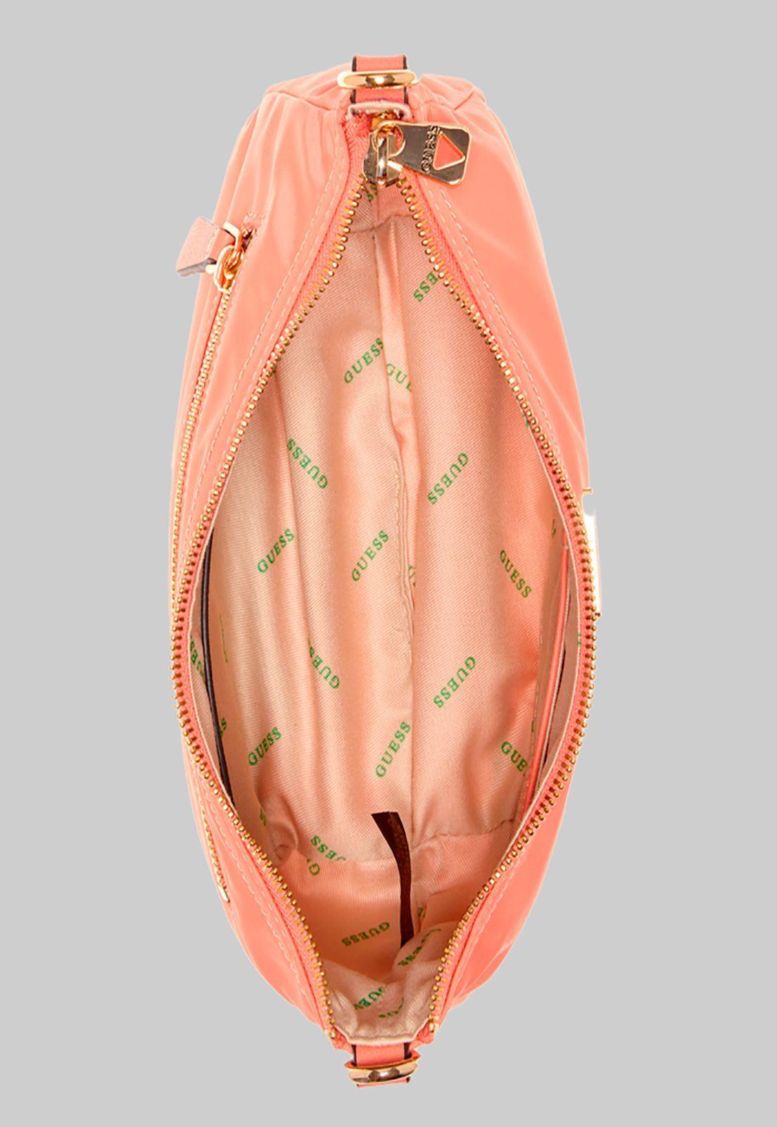 Cartera Eco Gemma Hobo Cor Coral Guess-3