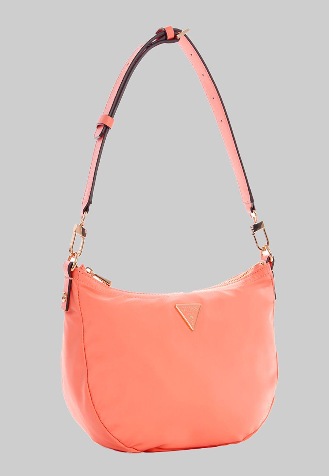 Cartera Eco Gemma Hobo Cor Coral Guess-1