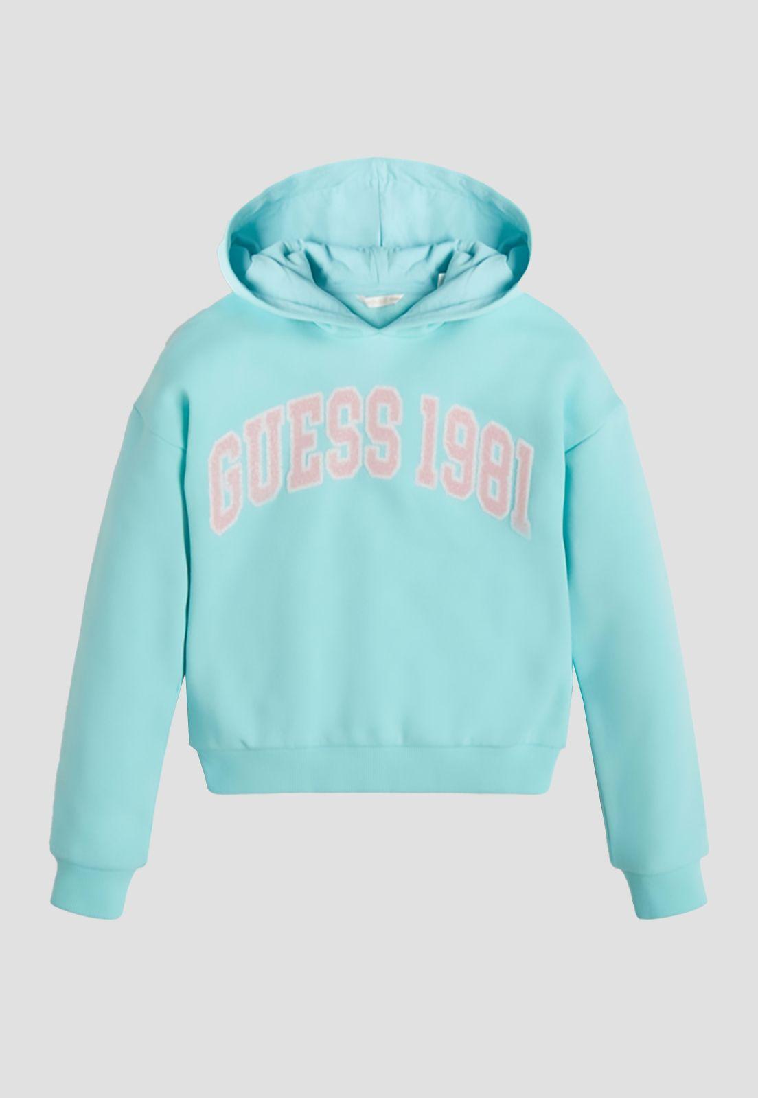 Poleron G Kids Hooded Ls Active Top Bebu Celeste-0