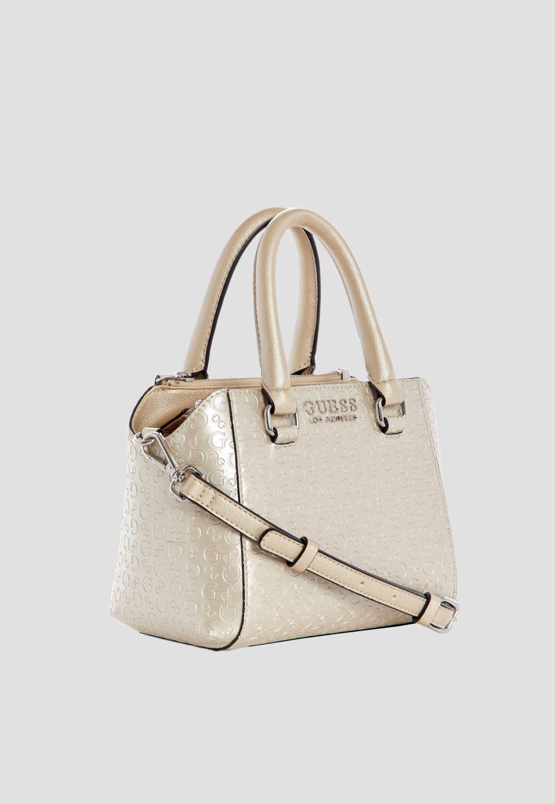 Mini Cartera Satchel Crossbody Ivo Blanco Guess-1