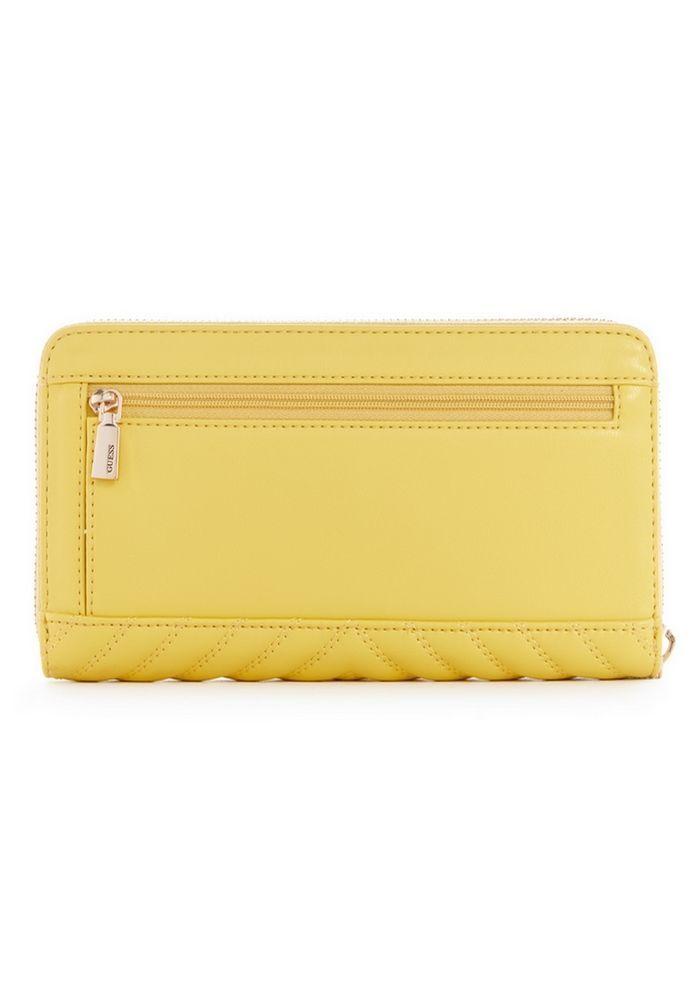 Billetera Guess Keillah Slg Large Zip Around Yel Amarillo-1