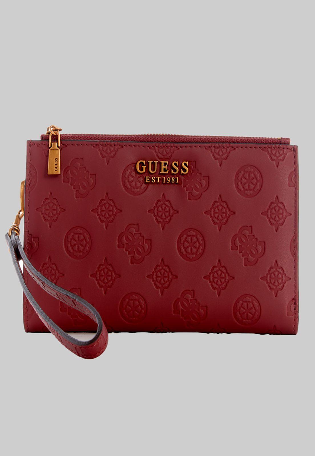 Billetera Laurel Slg Dbl Zip Organizer Rojo Guess-0