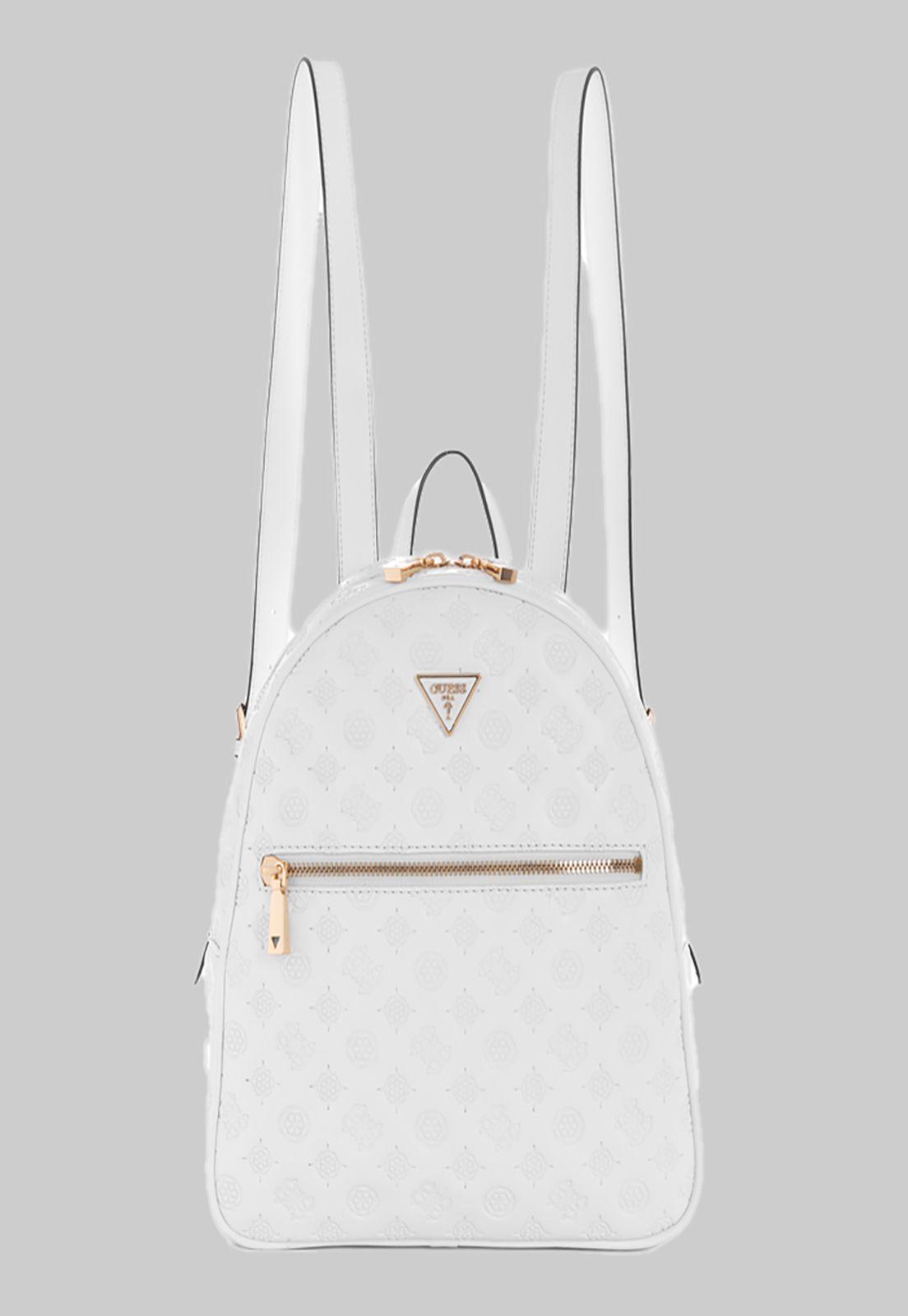 Mochila Guess Vikky Backpack Whi Blanco-0