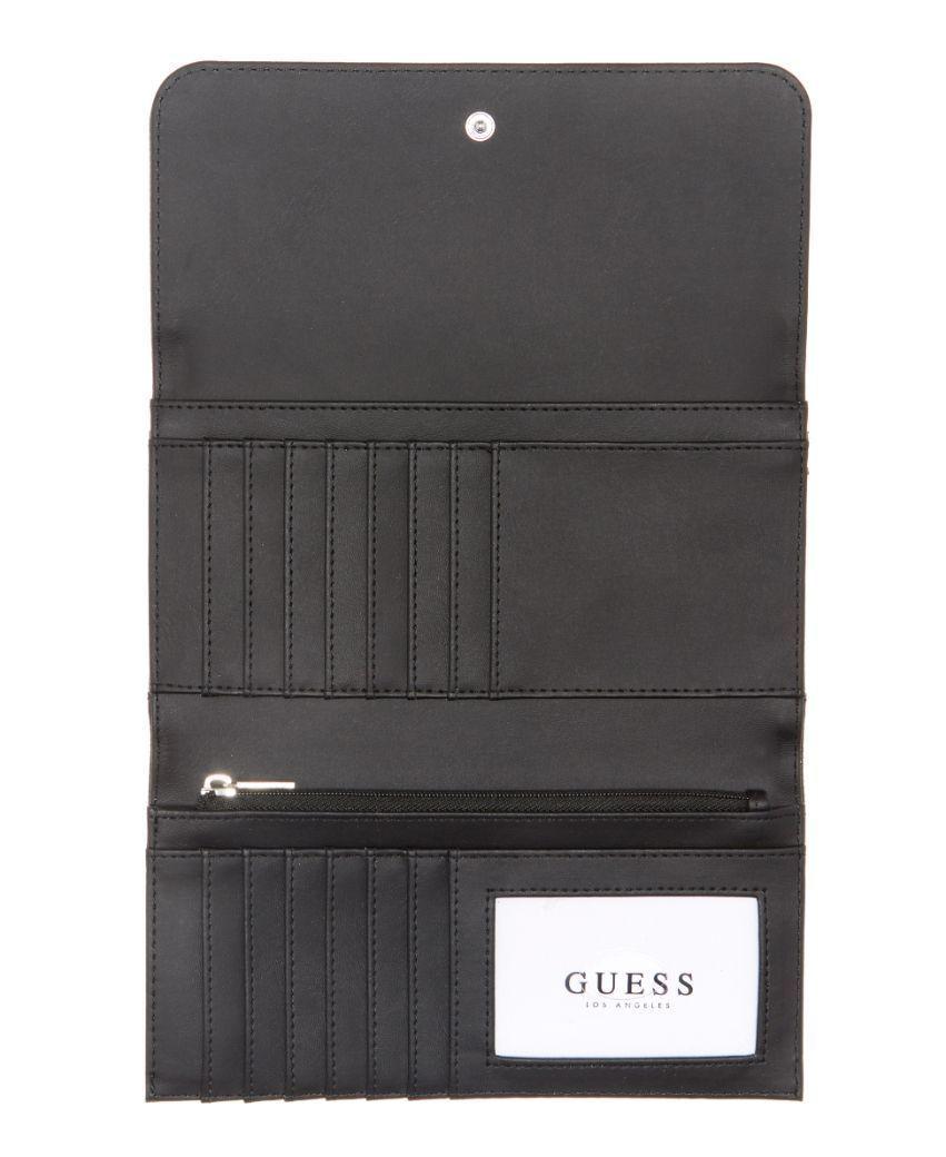 Billetera Guess Sosie Slg Multi Clutch Bla Negro Tu-2