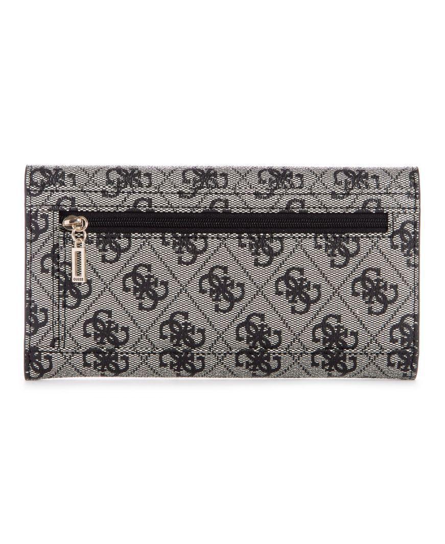 Billetera Guess Sosie Slg Multi Clutch Bla Negro Tu-1