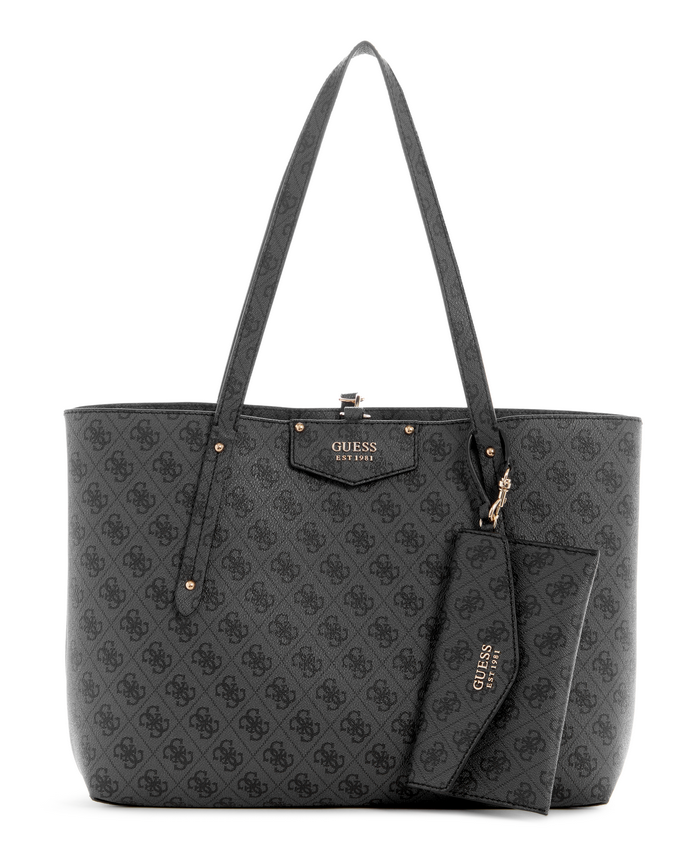 Cartera Guess Eco Brenton Tote Clo Carbón-0