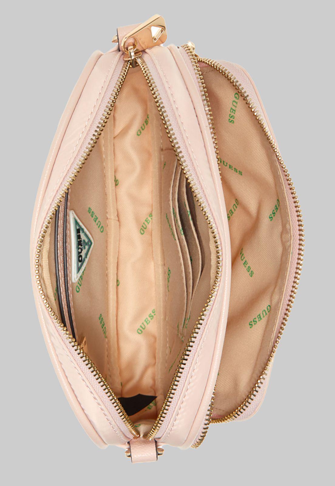 Mini Cartera Guess Eco Gemma Crossbody Camera Ltr Café-3