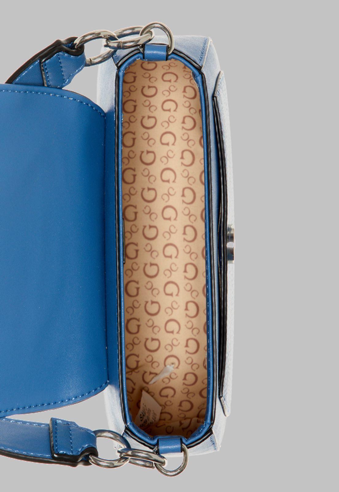 Cartera G Factory Elkhart Crossbody Flap Den Denim-3