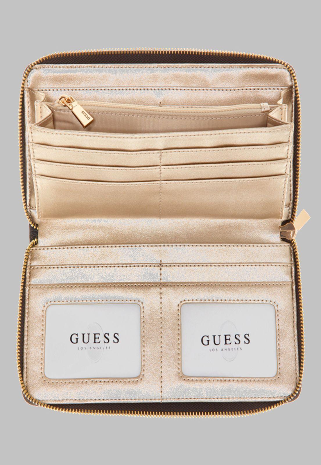 Billetera Guess L  Cheque Organizer Lrl Rosado-2