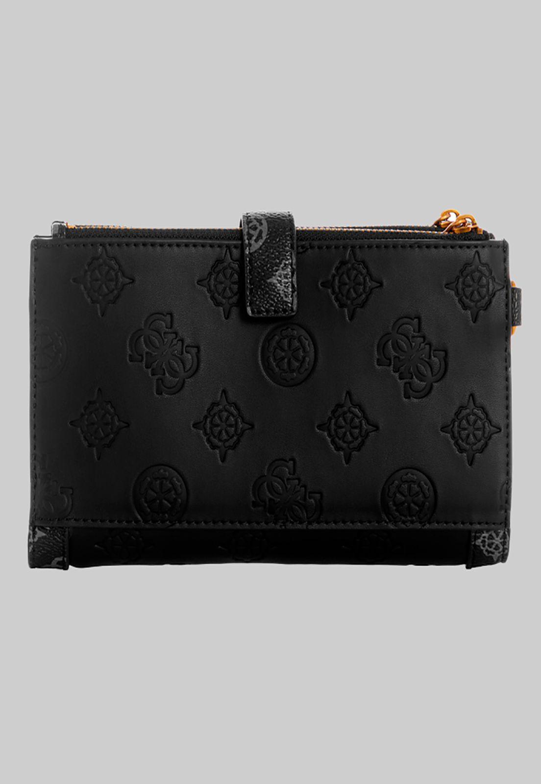 Billetera Abey Slg Double Organizer Negro Guess-1