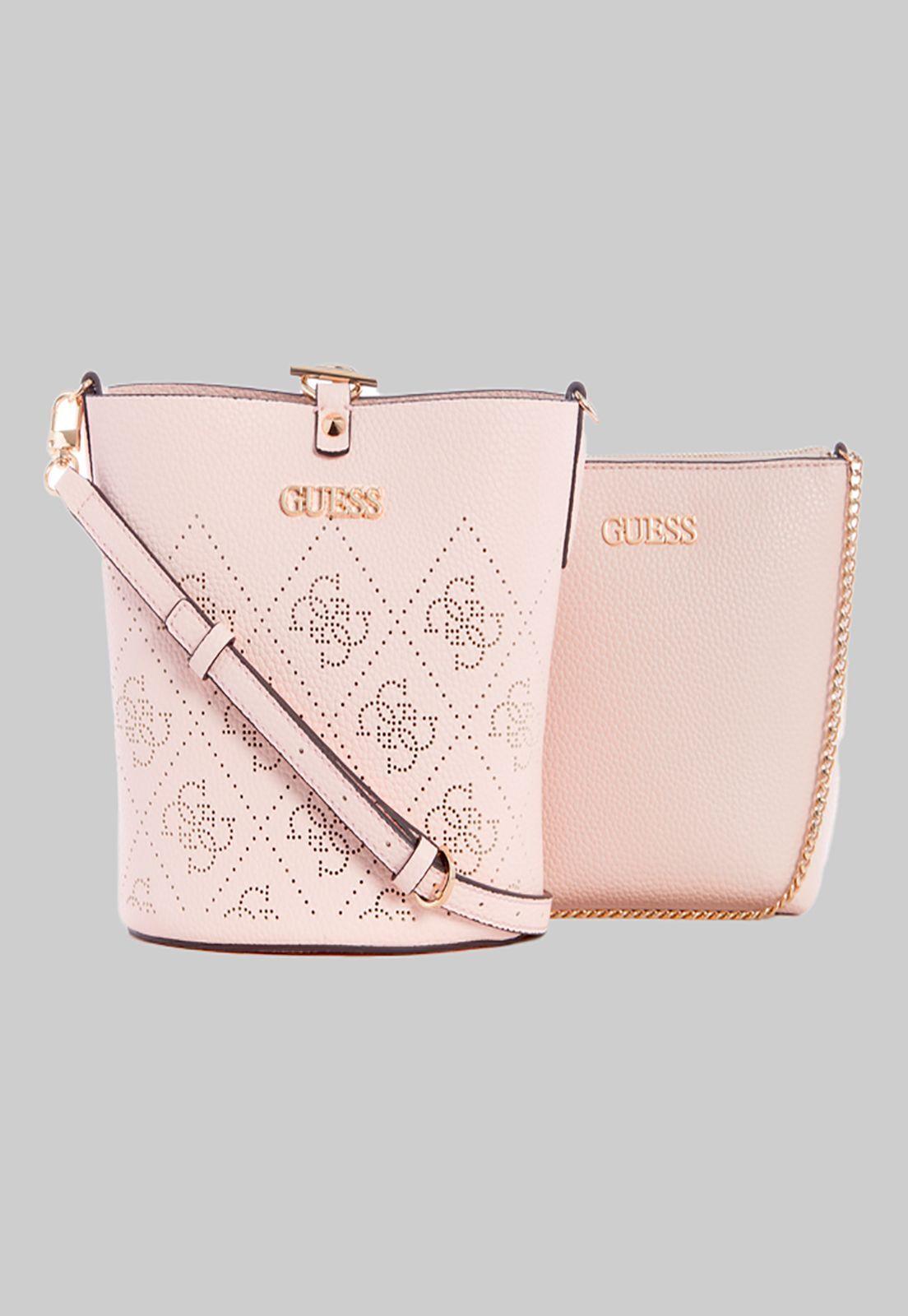 Cartera Amara Bucket Dpd Rosado Guess-1