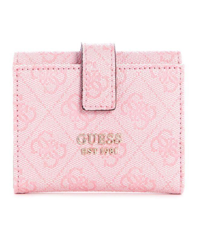 Billetera Guess Alisa Slg Petite Trifold Pin Rosado Tu-0
