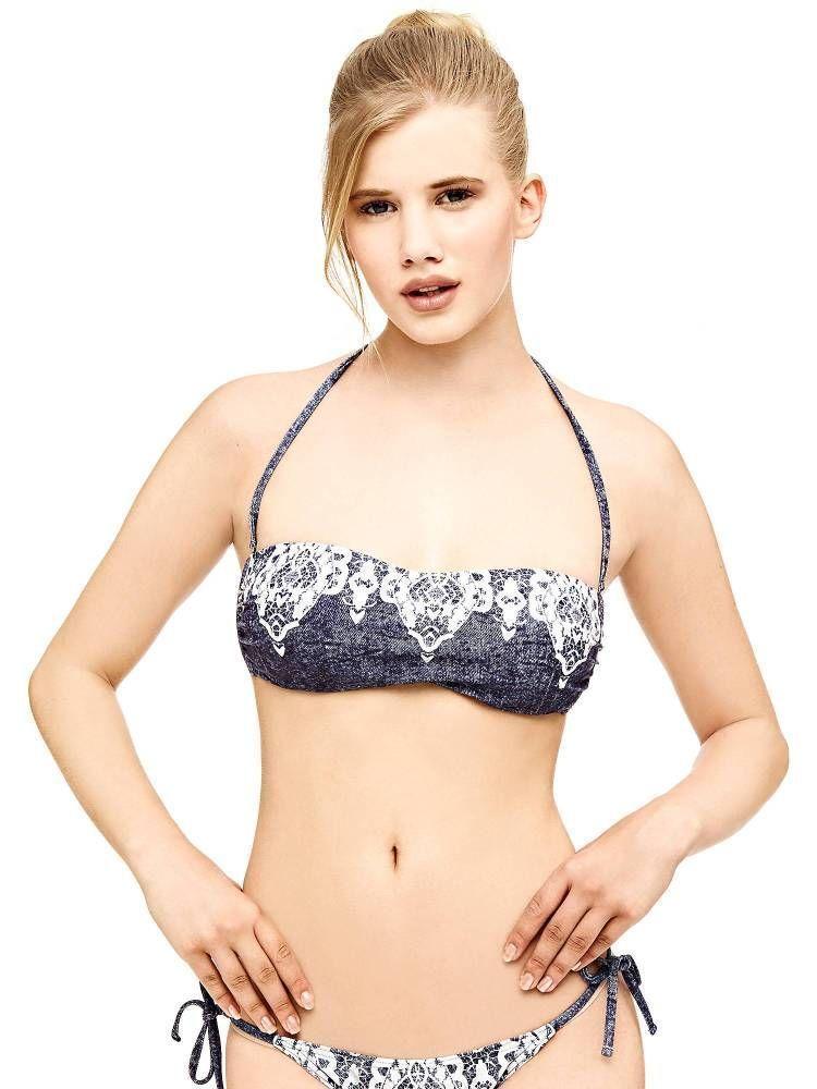 Pieza Superior Guess Removable Pad Bandeau-0