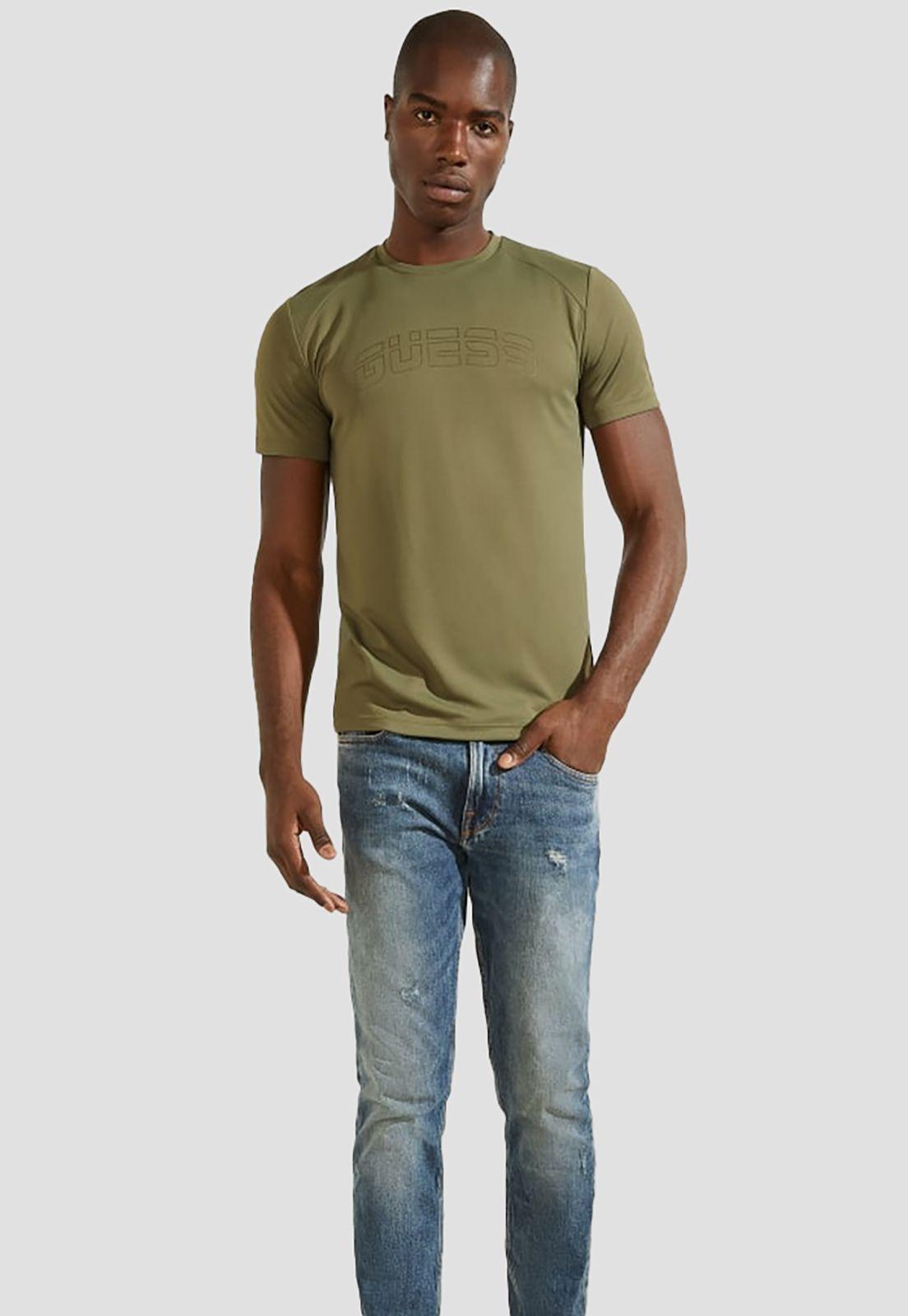 Polera Guess Ss Knit Tops G8F6 Verde-0