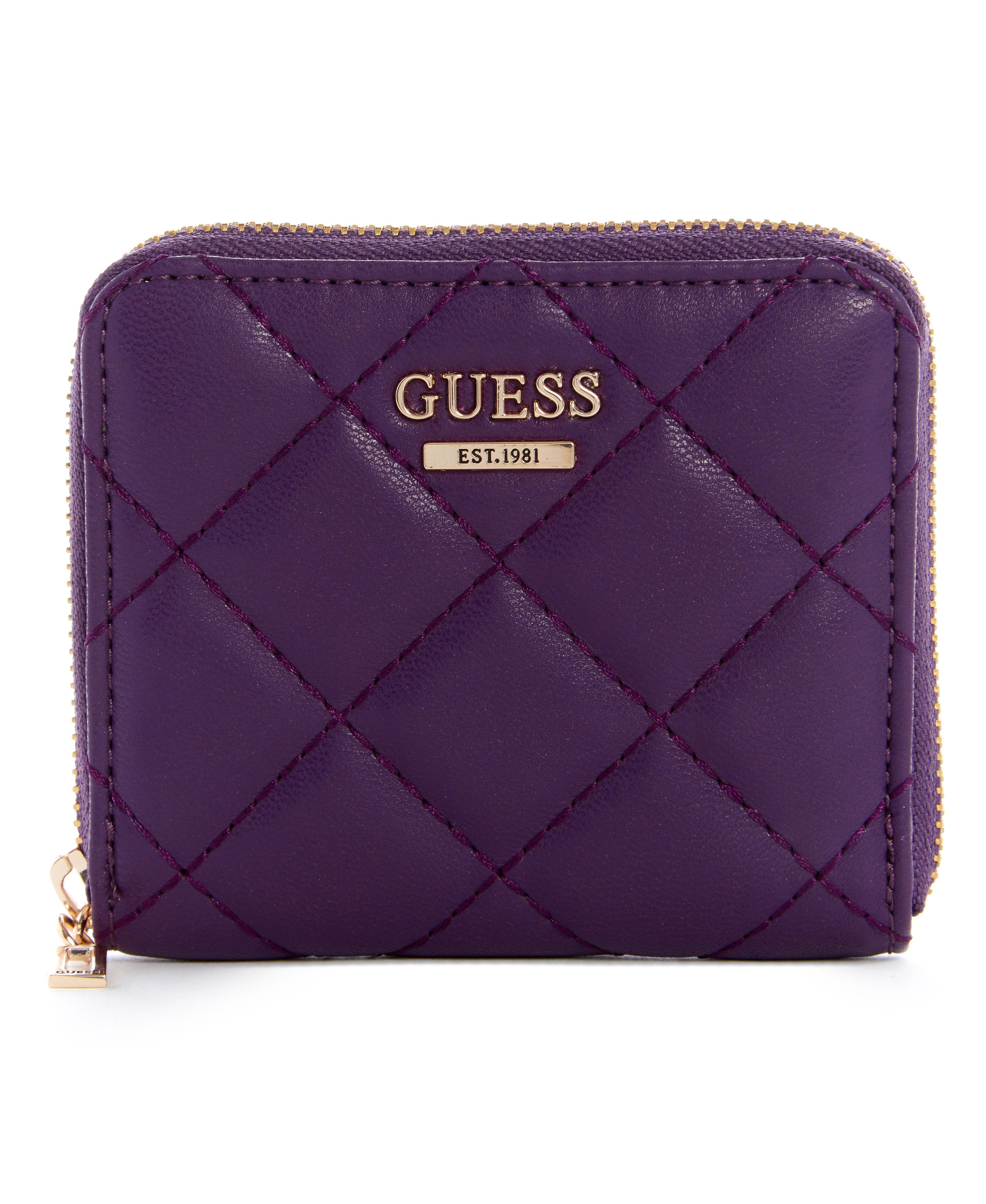 Billetera Cessily Slg Small Around Morado Guess-0