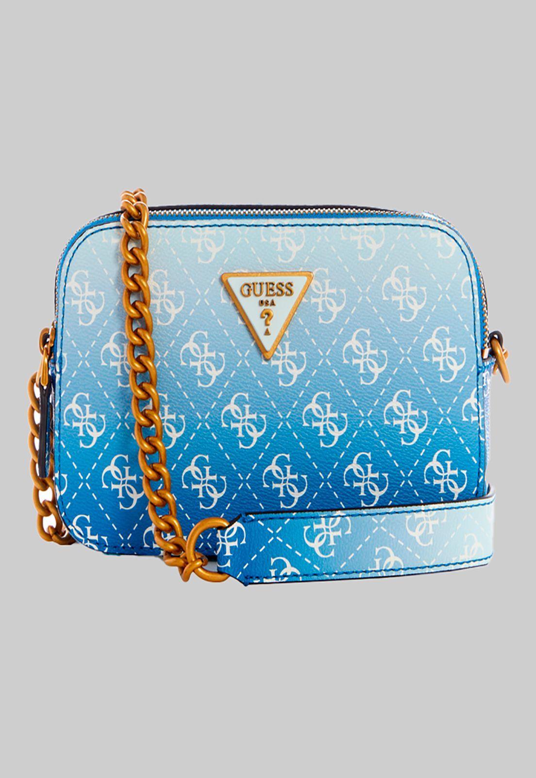 Cartera Noelle Crossbody Camera Iol Azul Guess-0