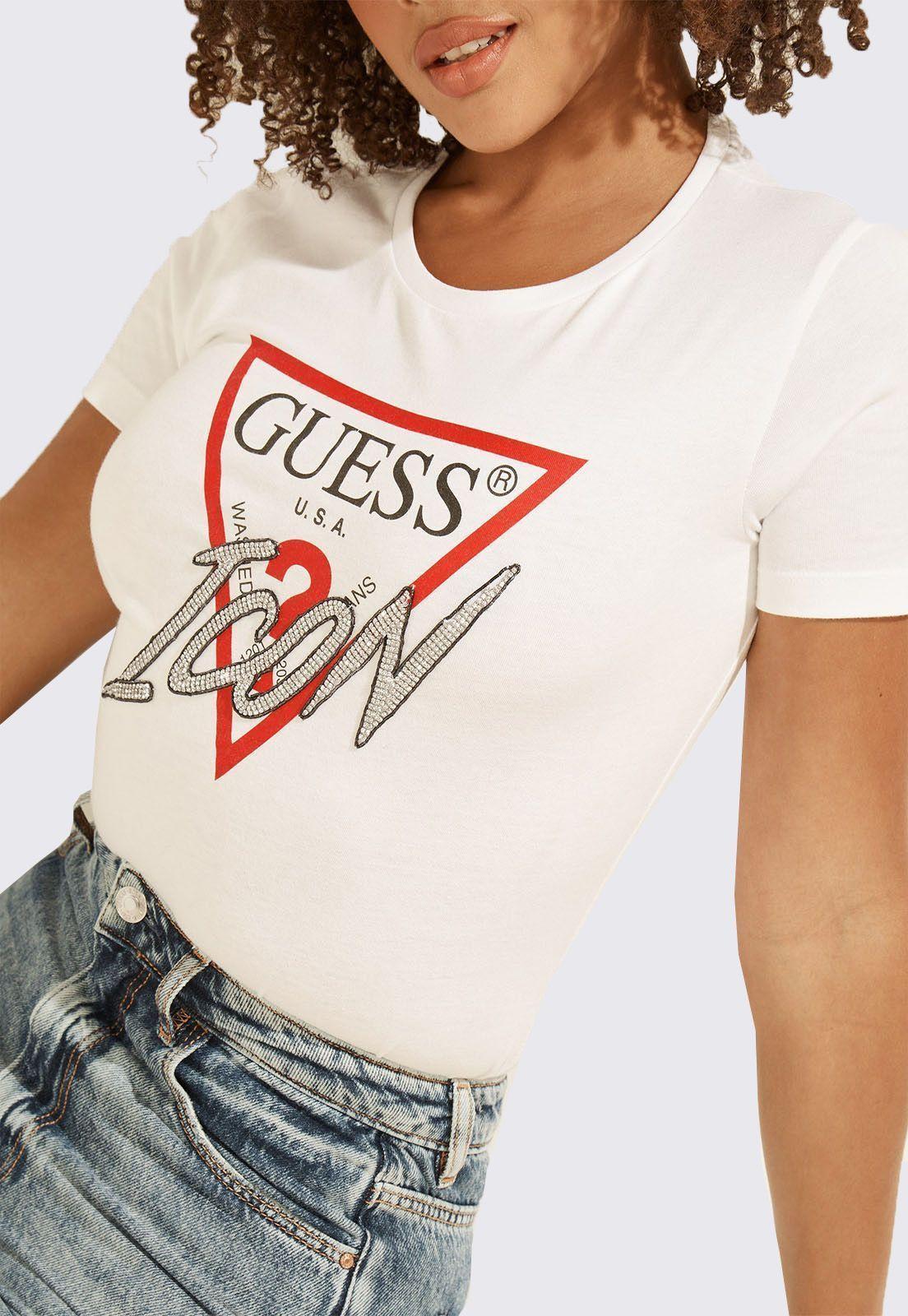 Polera Guess Ss Cn Icon Tee-2