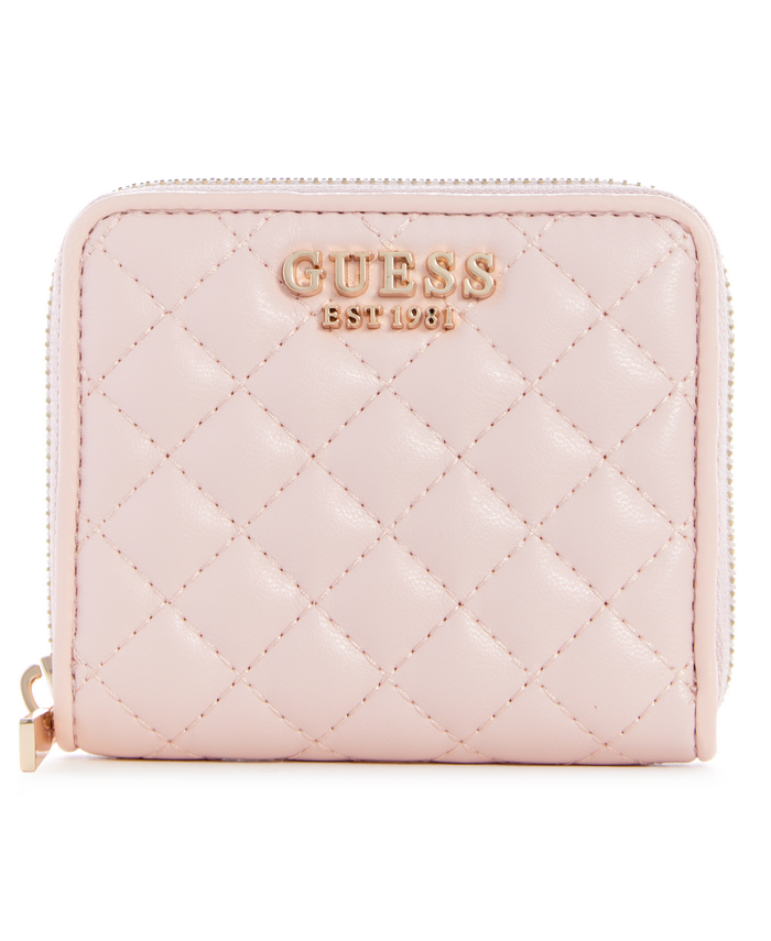 Billetera Guess Adam Slg Small Zip Around Plr Rosado-0