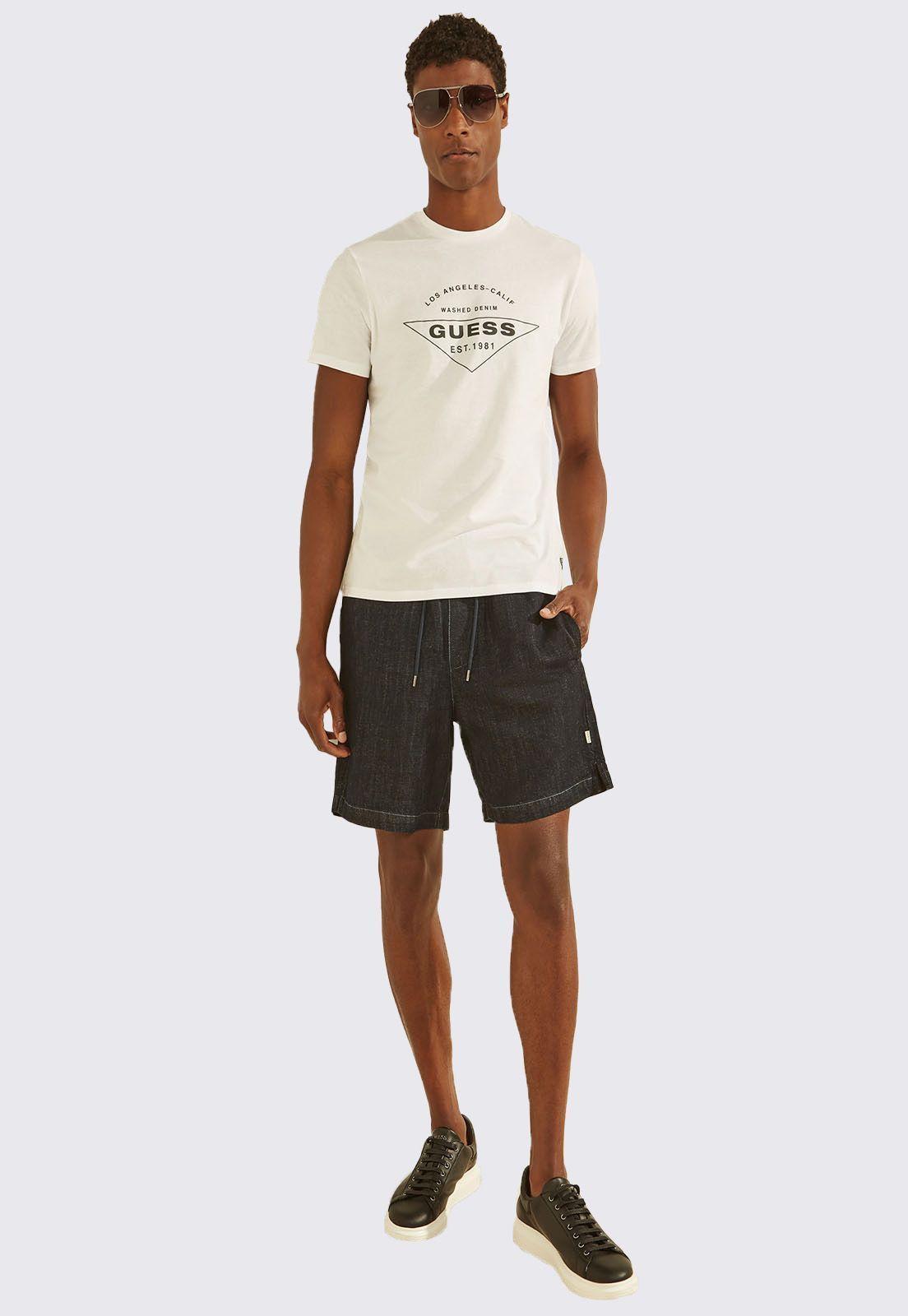 Polera Guess Ss La Calif Logo Tee-2