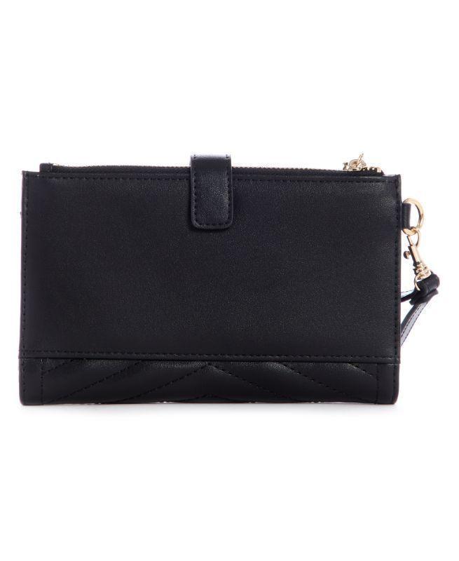 Billetera Guess Noelle Slg Dbl Zip Organizer Bla Negro Tu-1