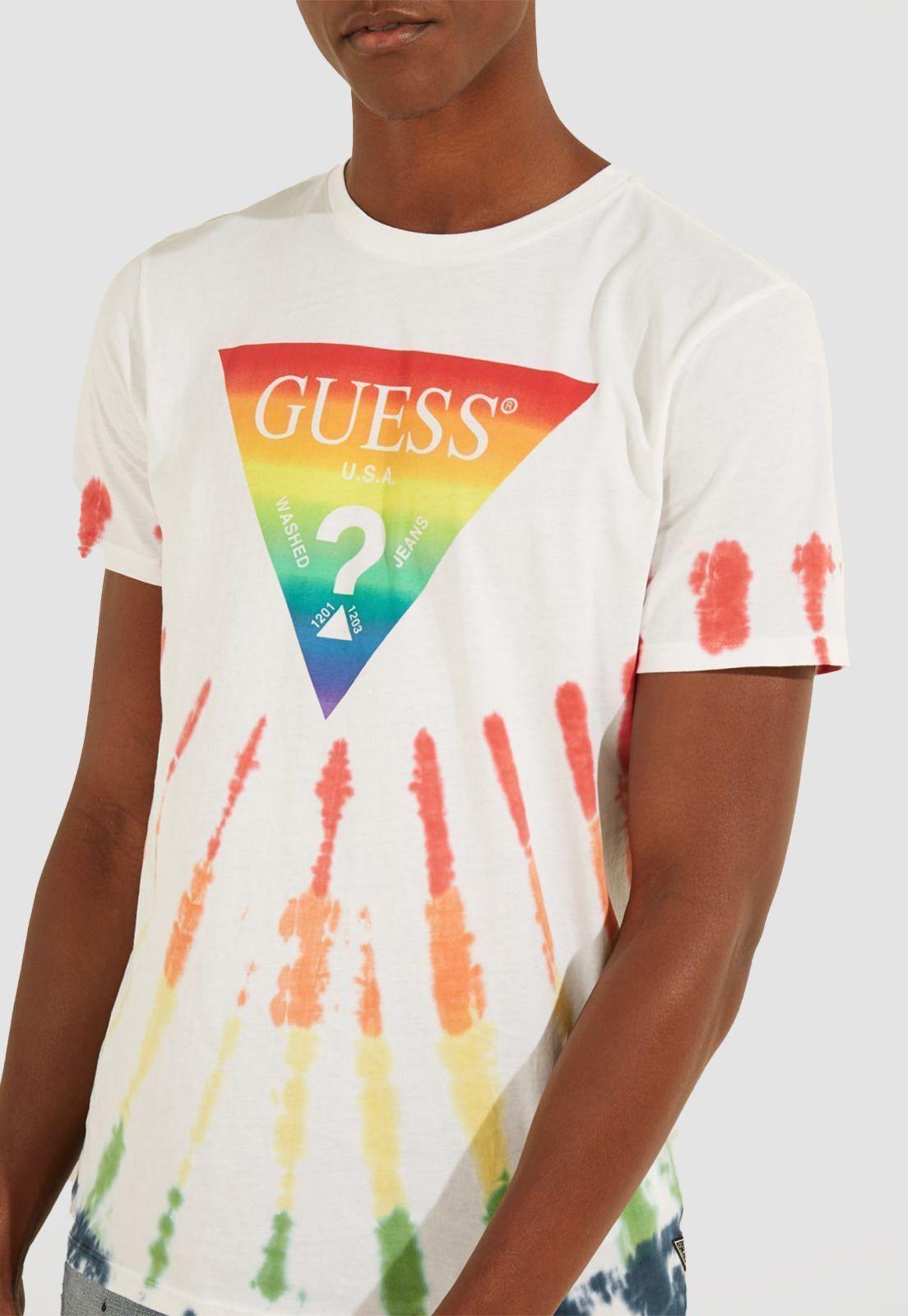 Polera Guess Ss Bsc Pride Tiedie-1