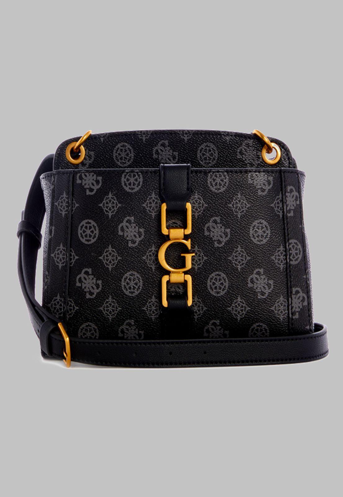 Cartera Guess Briana Society Crossbody Clo Carbón-0