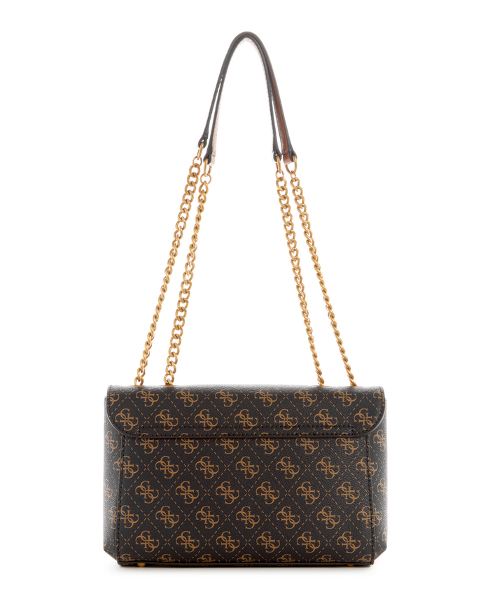 Cartera Guess Nell Logo Cnvrtble Xbody Flap Bga Café-2