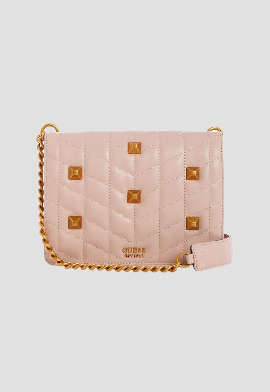 Cartera Brera Crossbody Flap Alm Rosado Guess-0