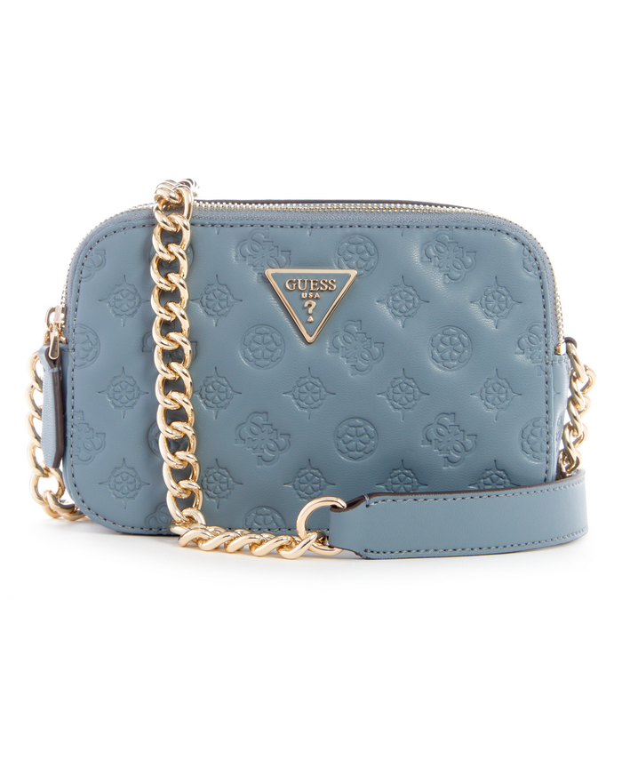 Cartera Guess Noelle Crossbody Camera Sla Celeste-0