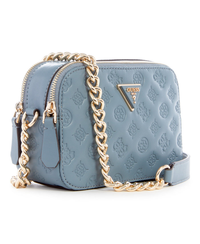 Cartera Guess Noelle Crossbody Camera Sla Celeste-1