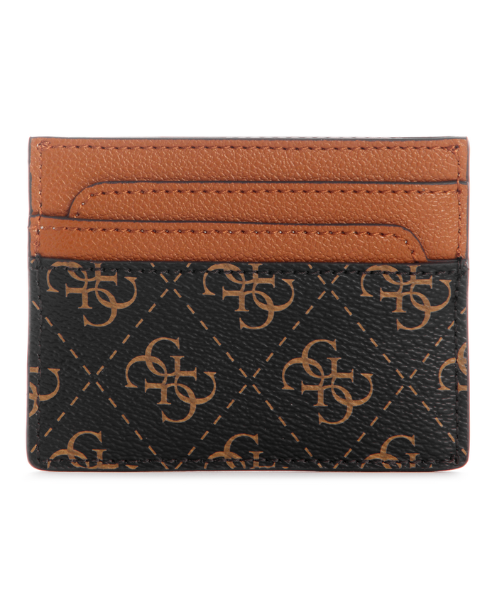 Billetera Guess Nell Logo Slg Card Holder Bga Café-1