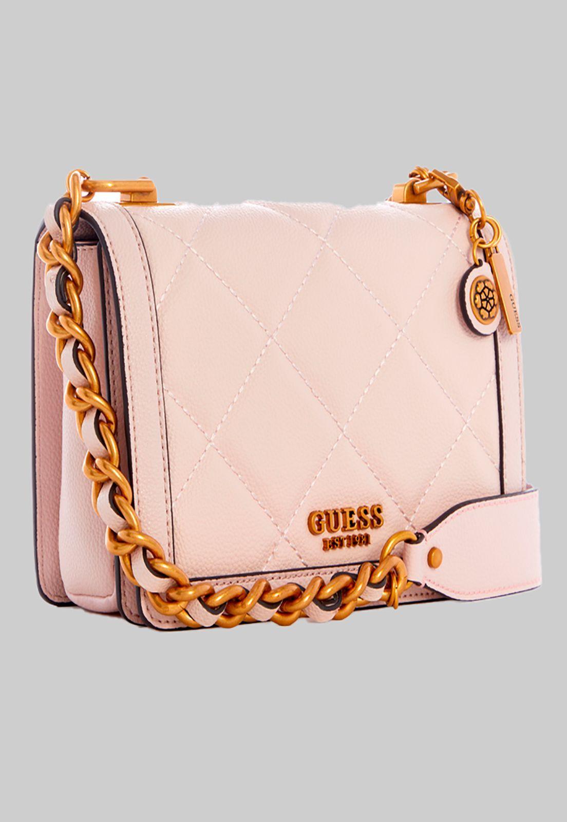 Cartera Abey Crossbody Flap She Crema Guess-1