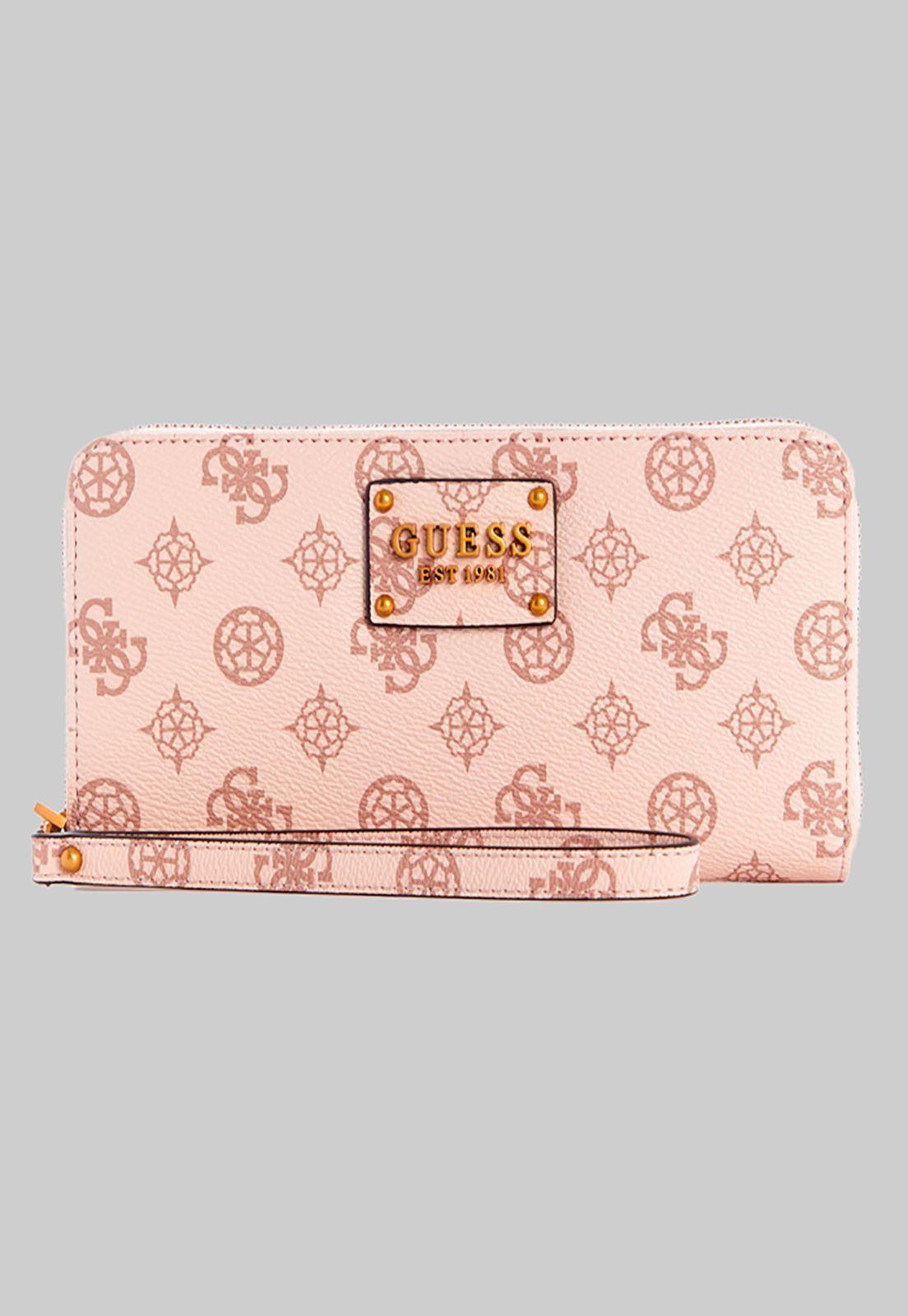Billetera Centre Stage Slg Lrg Arnd Rosado Guess-0