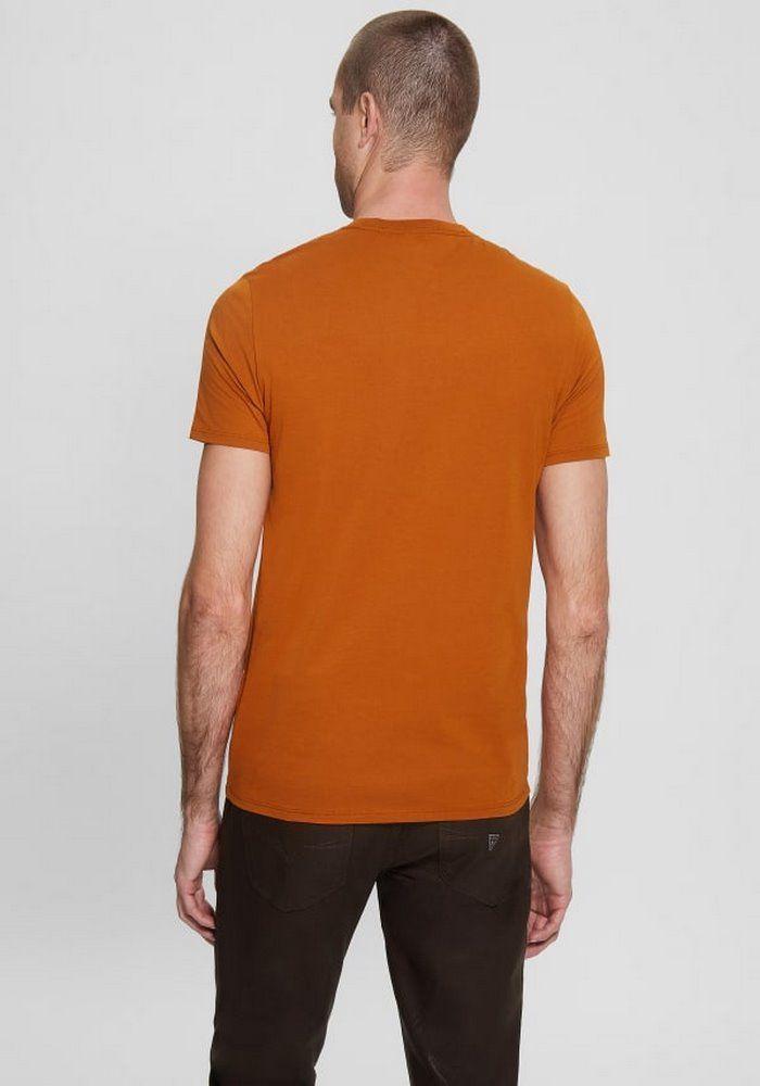 Polera Guess Ss Classic Pima Emb Crew A11N Naranjo-1