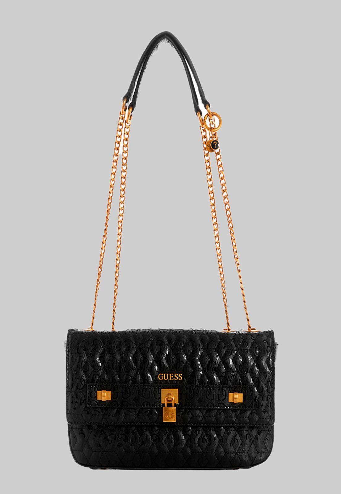 Cartera Isidora Convertible Xbody Bla Negro Guess-0