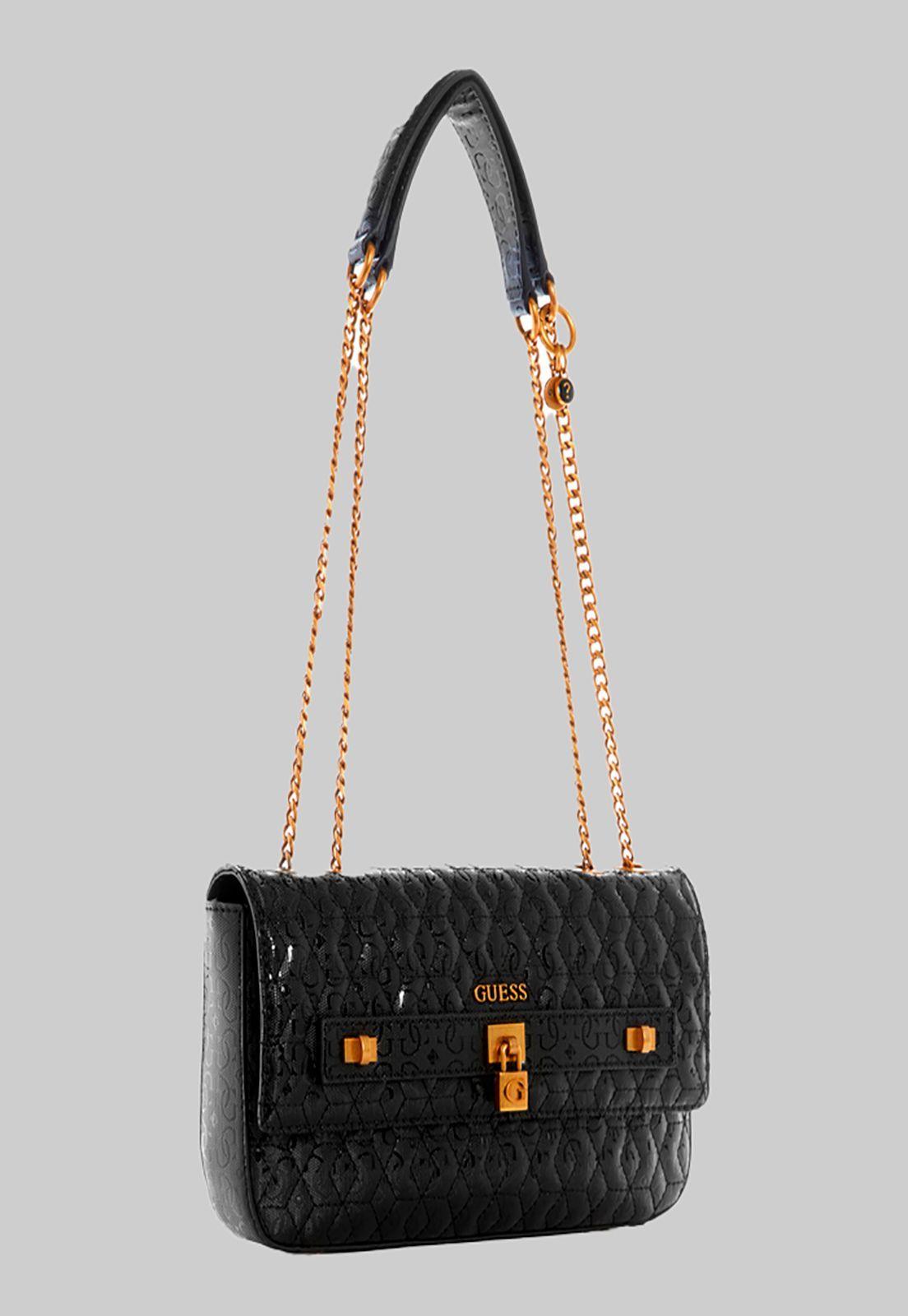 Cartera Isidora Convertible Xbody Bla Negro Guess-1