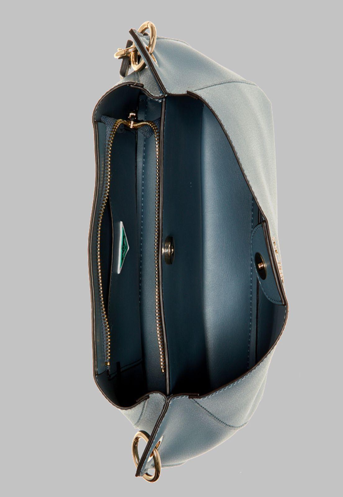 Cartera Guess Eco Mia Society Bucket Bun Azul-3