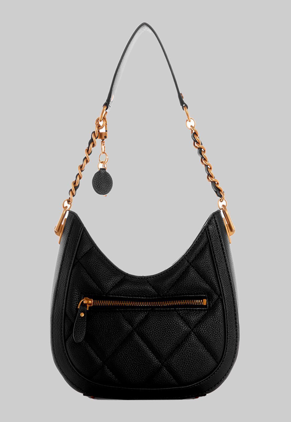 Cartera Abey Small Hobo Bla Negro Guess-2