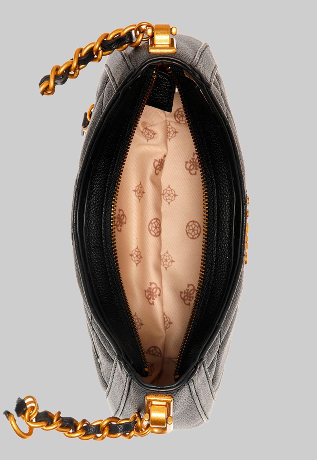 Cartera Abey Small Hobo Bla Negro Guess-3