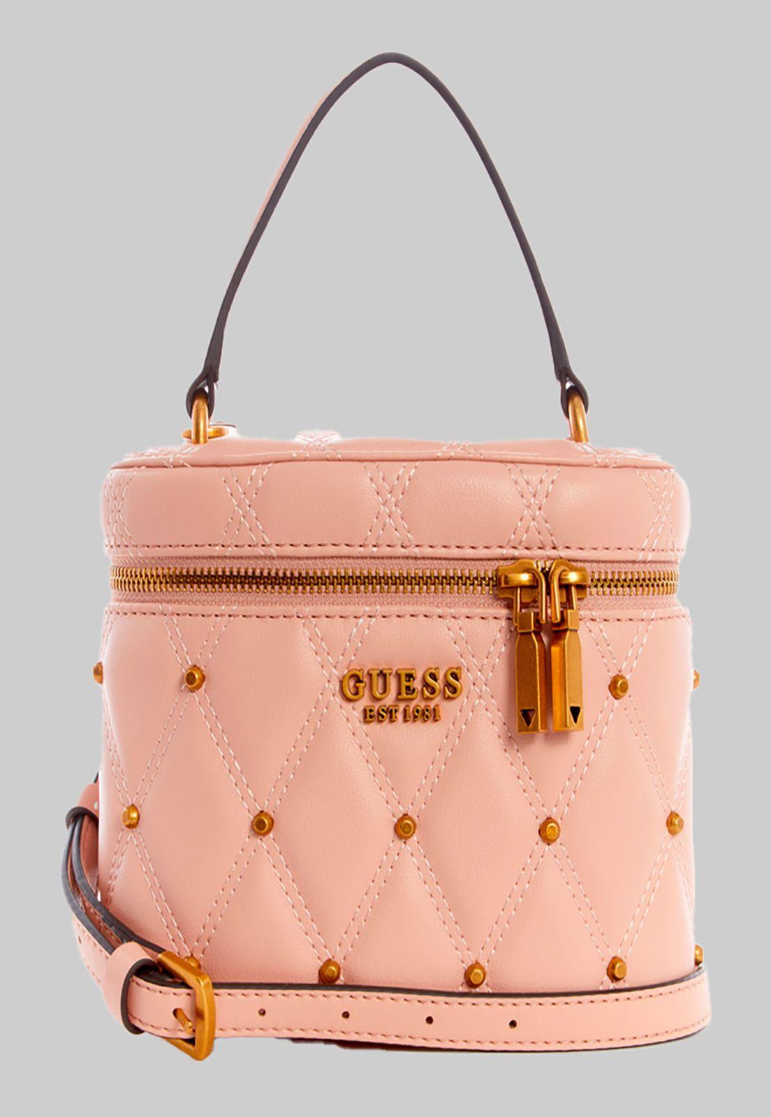 Mini Cartera Triana Cannister Bls Rosado Guess-0