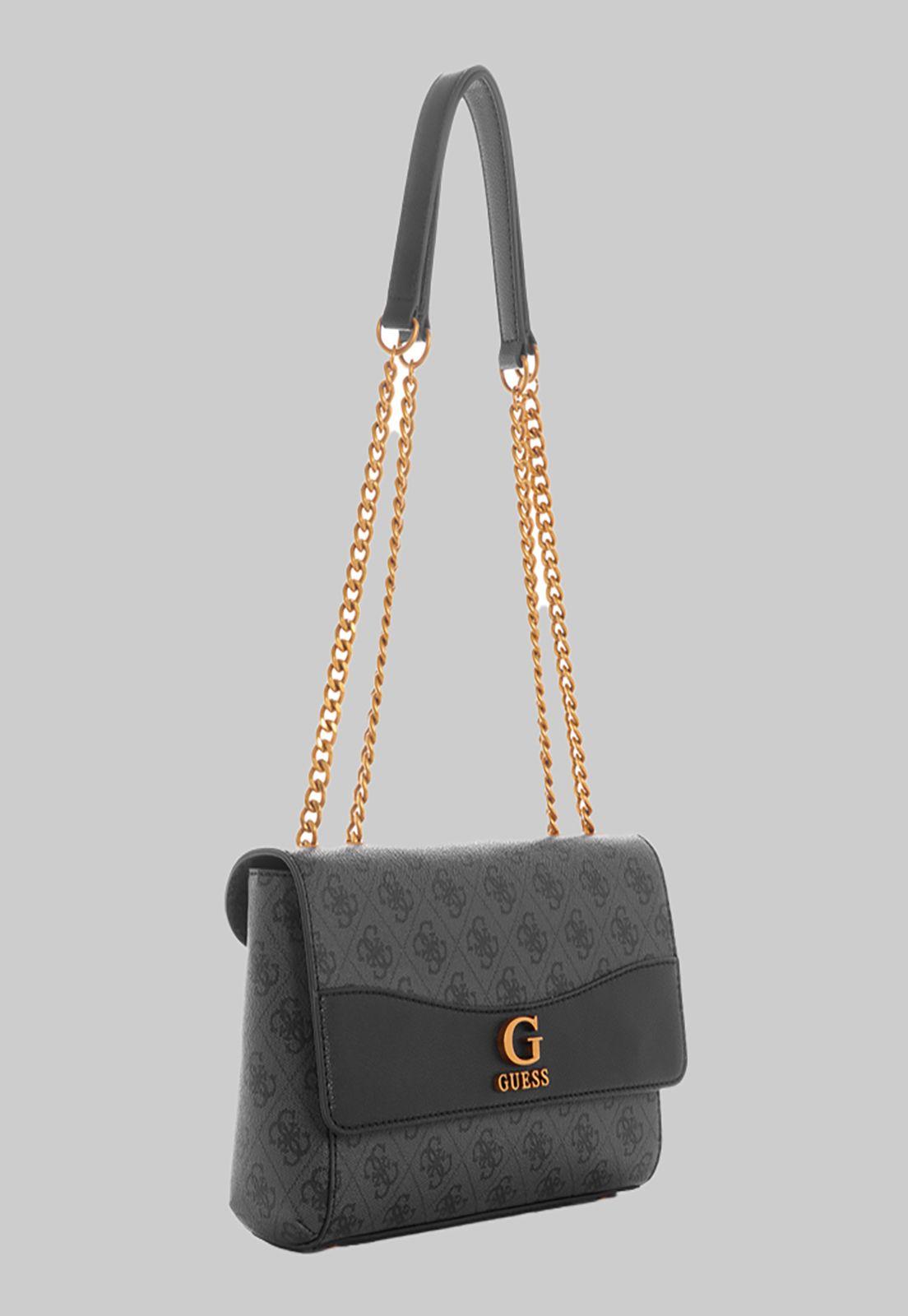 Cartera Guess Nell Logo Cnvrtble Xbody Flap Clo Carbon-1