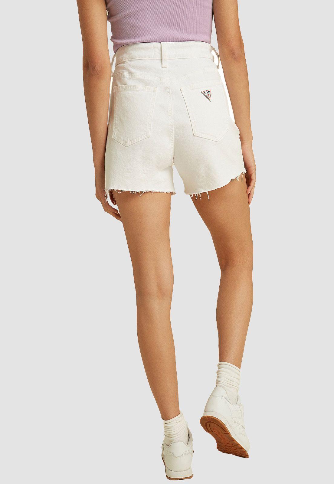 Short Guess Go Kit Wht Mid Thigh Short-3