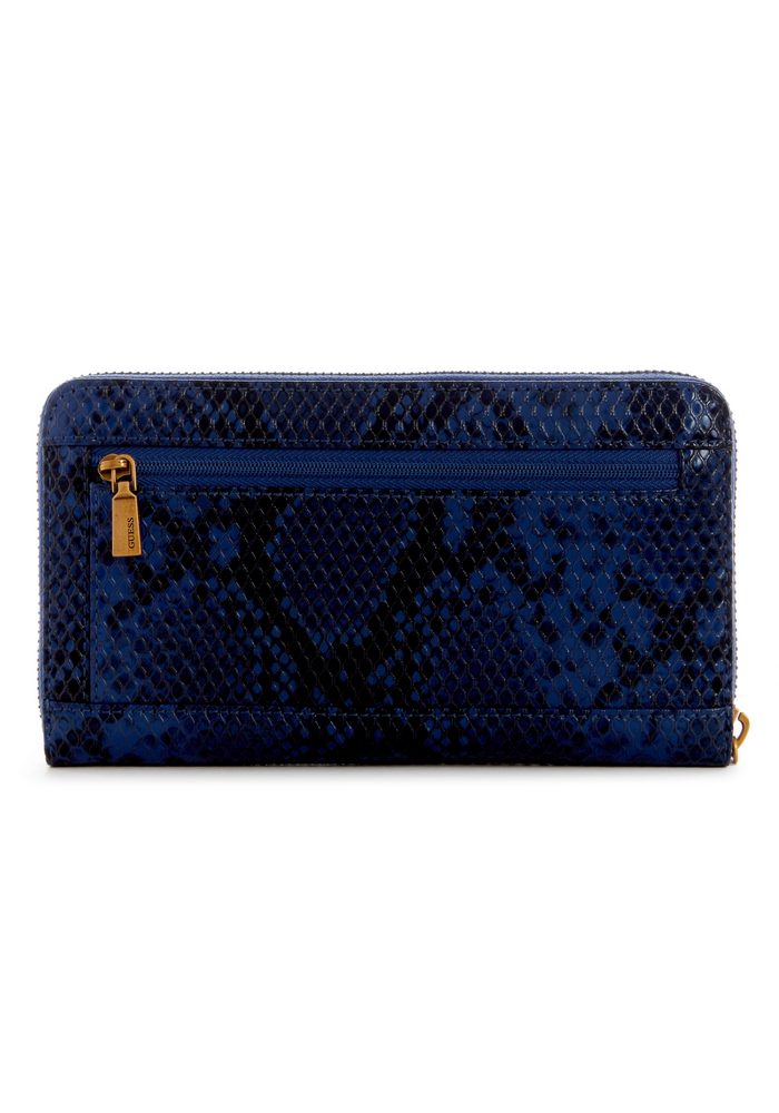 Billetera Stephi Slg Large Zip Around Azul Guess-1