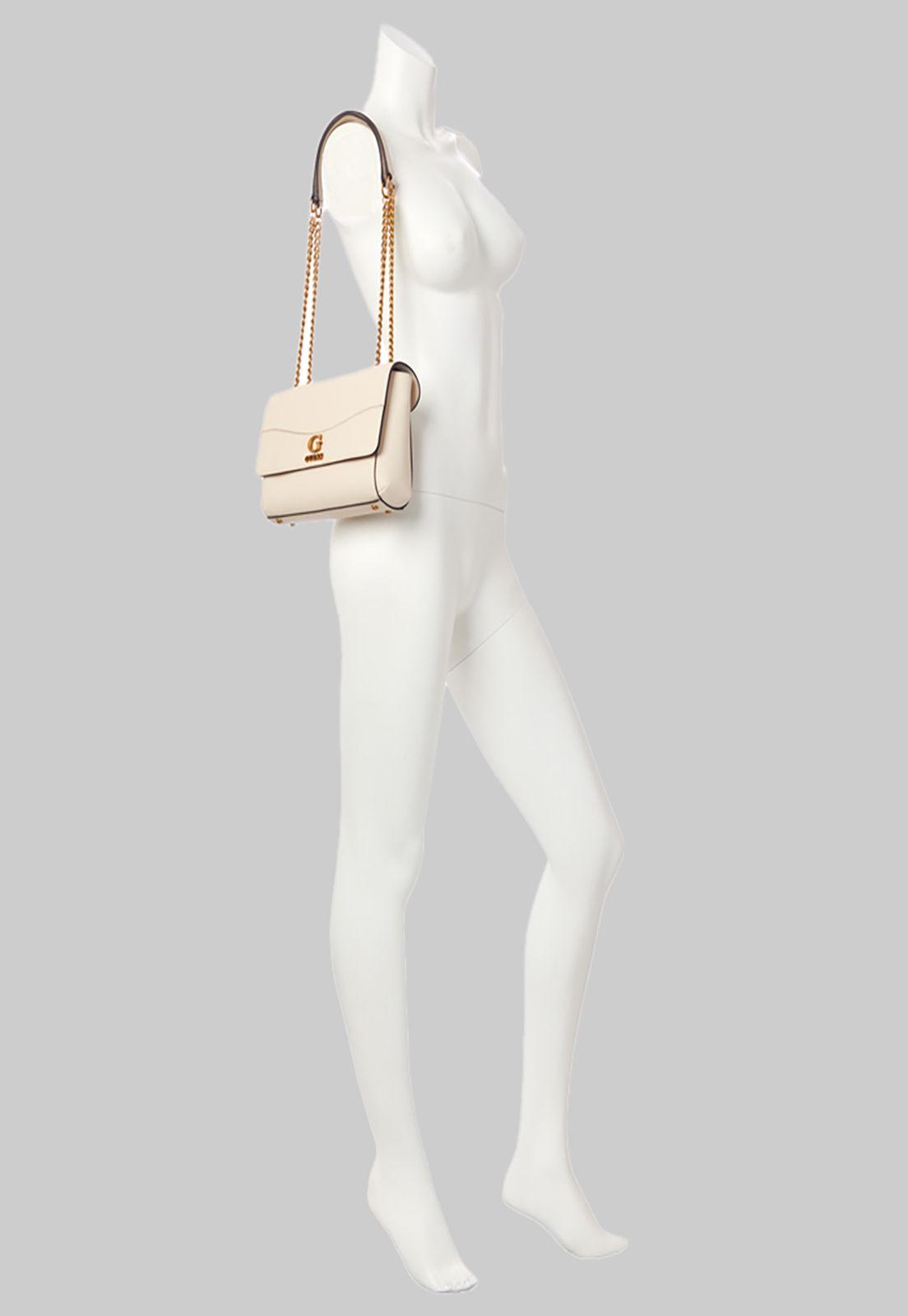 Cartera Guess Nell Convertible Xbody Flap Sto Crema-4